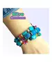 Multilayered Beads Bracelet "Light Blue"