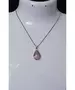 Silver Pendant "Drop 2 - Pink" (S925)