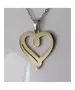 "Chic & Simple -Heart" Silver Color Necklace