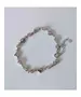 Silver Bracelet "Hearts- Light pink" (S925)