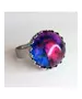 "Velvet Blue" Resin Art Ring