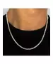 925 STERLING SILVER GOLD PLATED TENNIS NECKLACE