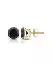 18K 0.58CTW NATURAL BLACK DIAMONDS STAT EARRINGS