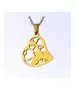 "Chic & Simple -Hearts No.2"Gold Color Necklace