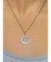 "Chic & Simple -Sun" Silver Color Necklace