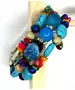 Multilayered Beads Bracelet "Light Blue"