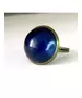 "Deep Blue" Resin Art Ring