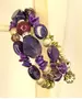 Multilayered Beads Bracelet "Purple"