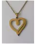 "Chic & Simple -Heart" Gold Color Necklace