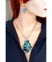 Stunning Turquoise Necklace & Earrings "Eternity"