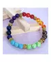 "7 Chakras -2" Natural Stones Handmade Men's Bracelet