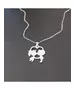 "Chic & Simple -Children No.2" Silver Color Necklace