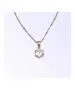 Silver Pendant "White Zircons" (S925)