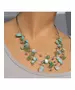 Multi-layers Necklace - Green Beads