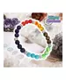 "7 Chakras -1" Natural Stones Handmade Men's Bracelet