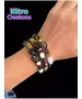 Multilayered Beads Bracelet "Black-Gold"