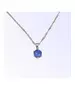 Silver Pendant "Blue Zircons" (S925)