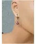Handmade earings with Pink Rhodonite