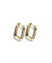 Hoops square - Stainless Steel Gold Plated