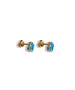 9ct Gold Earrings with Turquoise