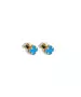 9ct Gold Earrings with Turquoise