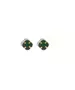 9ct Gold Earrings with Malachite