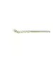 Bracelet Riviera with green & white zircons - Silver 925 Gold Plated