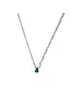 Necklace Green Drop - Silver 925