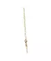 Necklace Green Drop - Silver 925 Gold Plated