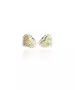 18ct White Gold Earrings with Yellow Fancy Diamonds