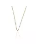 Necklace Enamel Bars - Stainless Steel Gold