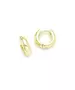 Set of 3 pairs of Hoops  - Silver 925 Gold Plated