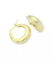 Set of 3 pairs of Hoops  - Silver 925 Gold Plated