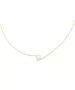 Necklace with pearl - Silver 925 Gold Plated