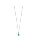 Necklace Green Diana Petite - Silver 925