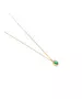 Necklace Green Diana Petite - Silver 925