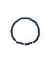 Bracelet: Unisex Blue and Silver beads