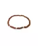 Bracelet: Men Wood and Silver beads