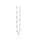 Necklace Diamond Cut Oval Balls - Silver 925