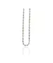 Necklace Diamond Cut Twist - Silver 925 Double Color