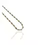 Necklace Diamond Cut Twist - Silver 925 Double Color