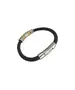 Men's Bracelet Double Color - Stainless Steel