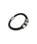 Men's Bracelet Leather - Stainless Steel