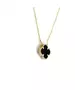 9ct Gold Necklace with 1 flower