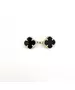 9ct Gold Earrings with Onyx