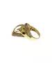 9ct Yellow Gold Ring with Zircons