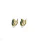 9ct Gold Earrings with Malachite