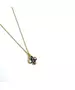 Necklace Flower - Stainless Steel Gold Plated