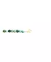 Anklet Green Turquoise - Silver 925 Gold Plated