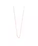 Rosary Pink Stones Necklace - Silver 925 Gold Plated